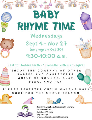 Baby Rhyme Time Flyer