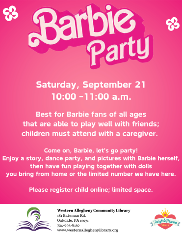 Barbie Party Flyer