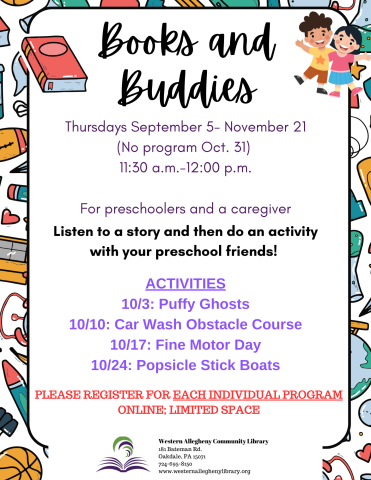 Books and Buddies Flyer