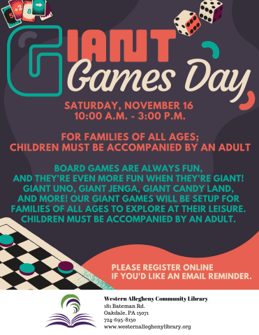 Giant Games Day Flyer