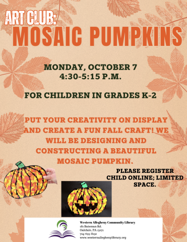 Mosaic Pumpkins Flyer