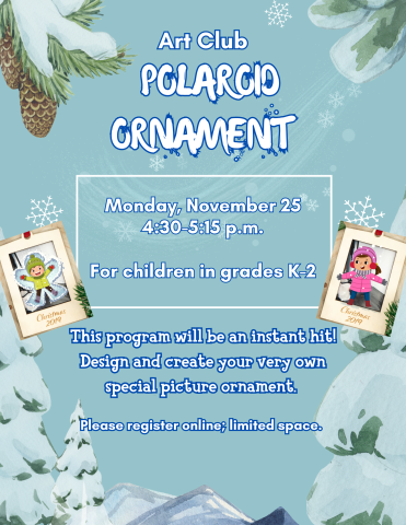 Polaroid Ornament Flyer