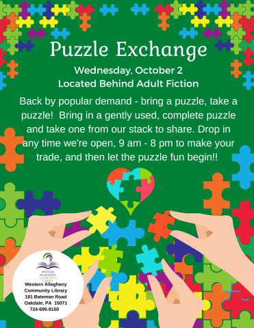 Puzzle Exchange Flyer