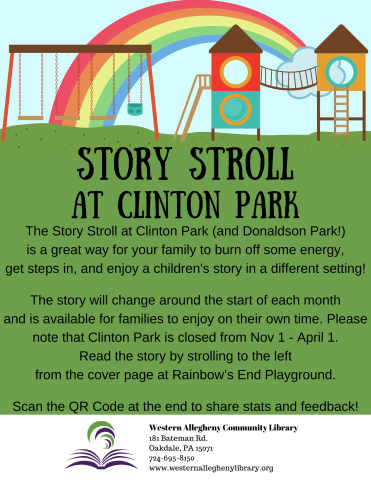 Story Stroll Clinton Park Flyer