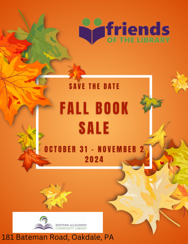 Fall Book Sale Flyer