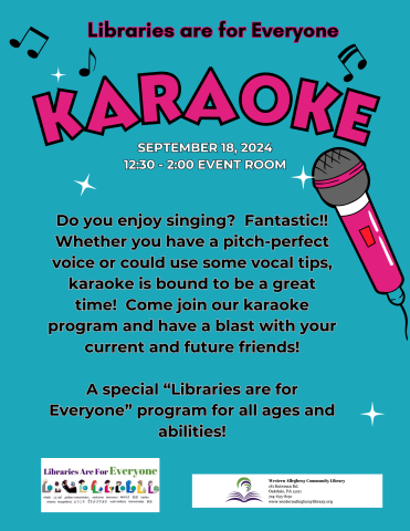 Karaoke flyer