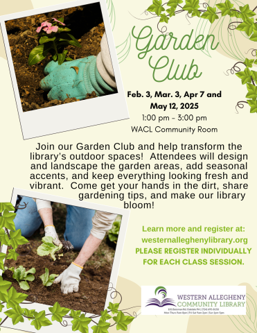 Garden Club flyer