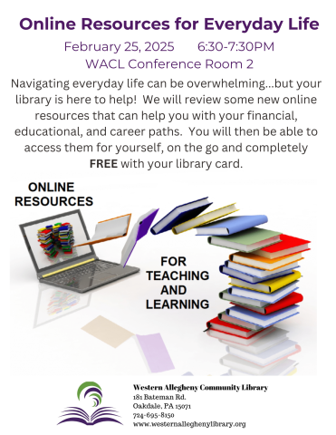 Online Resources flyer