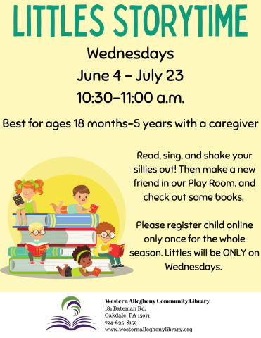 Littles Storytime flyer