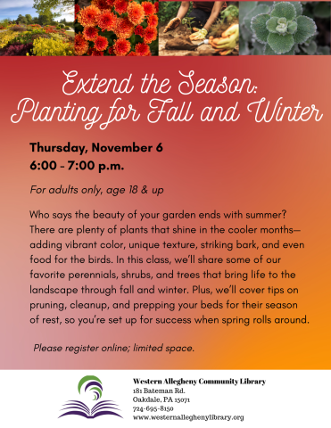 Extend the Season flyer