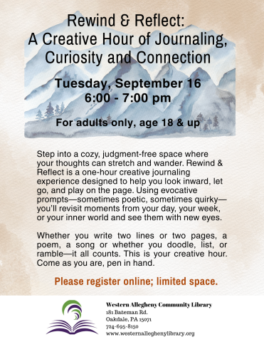 Rewind Reflect flyer