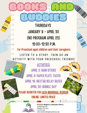 Books and Buddies Flyer