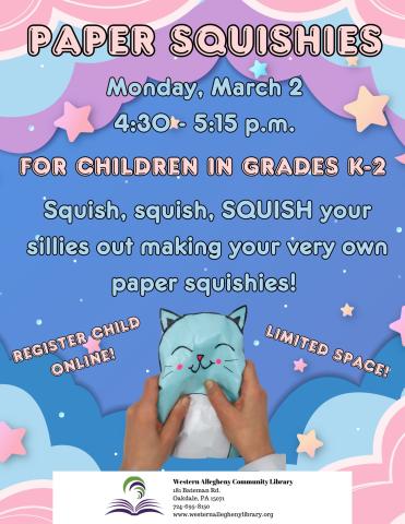 Paper Squishies K-2 Flyer