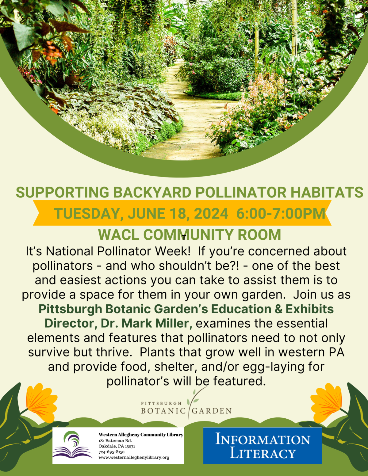 Supporting Backyard Pollinator Habitats