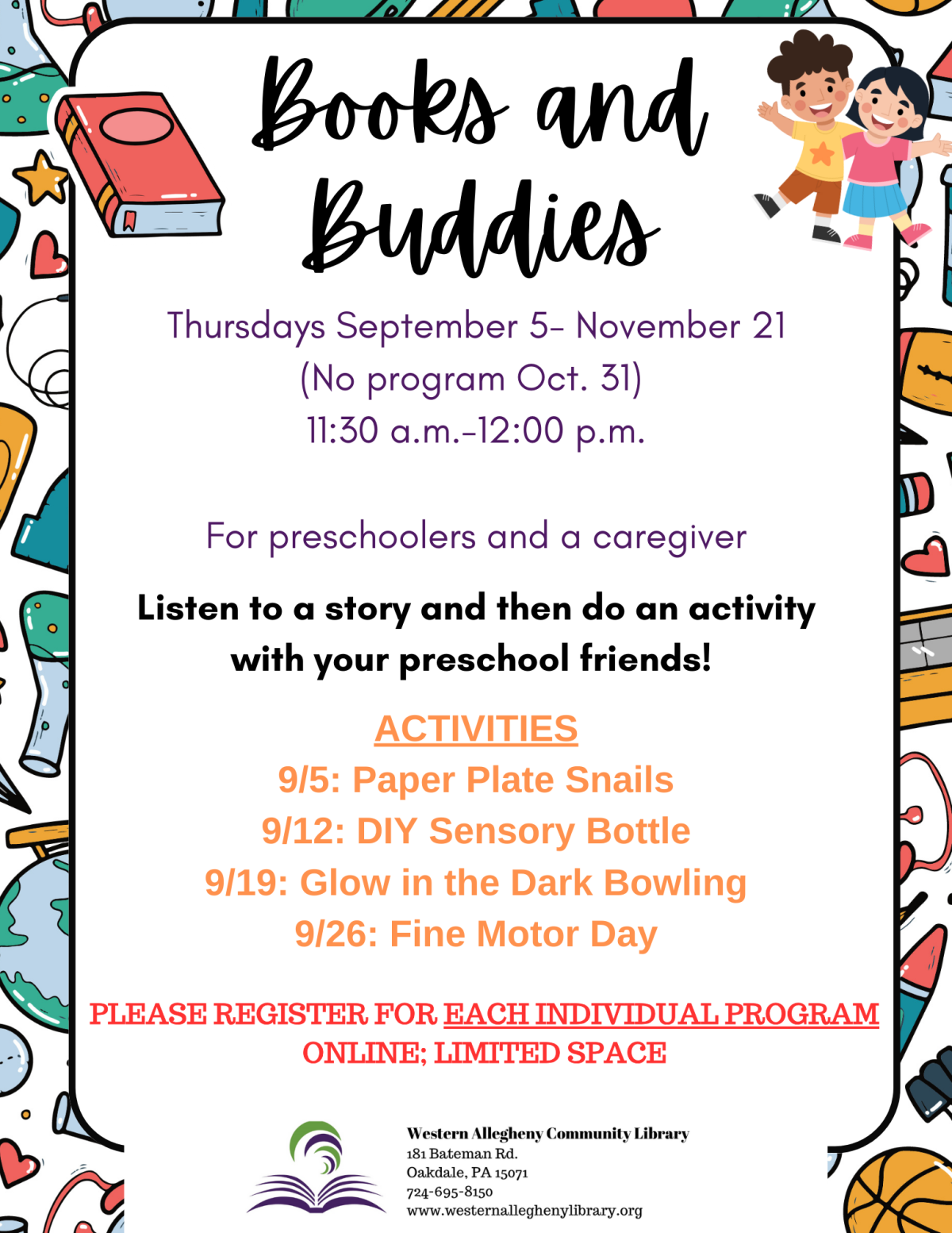 Books and Buddies Flyer