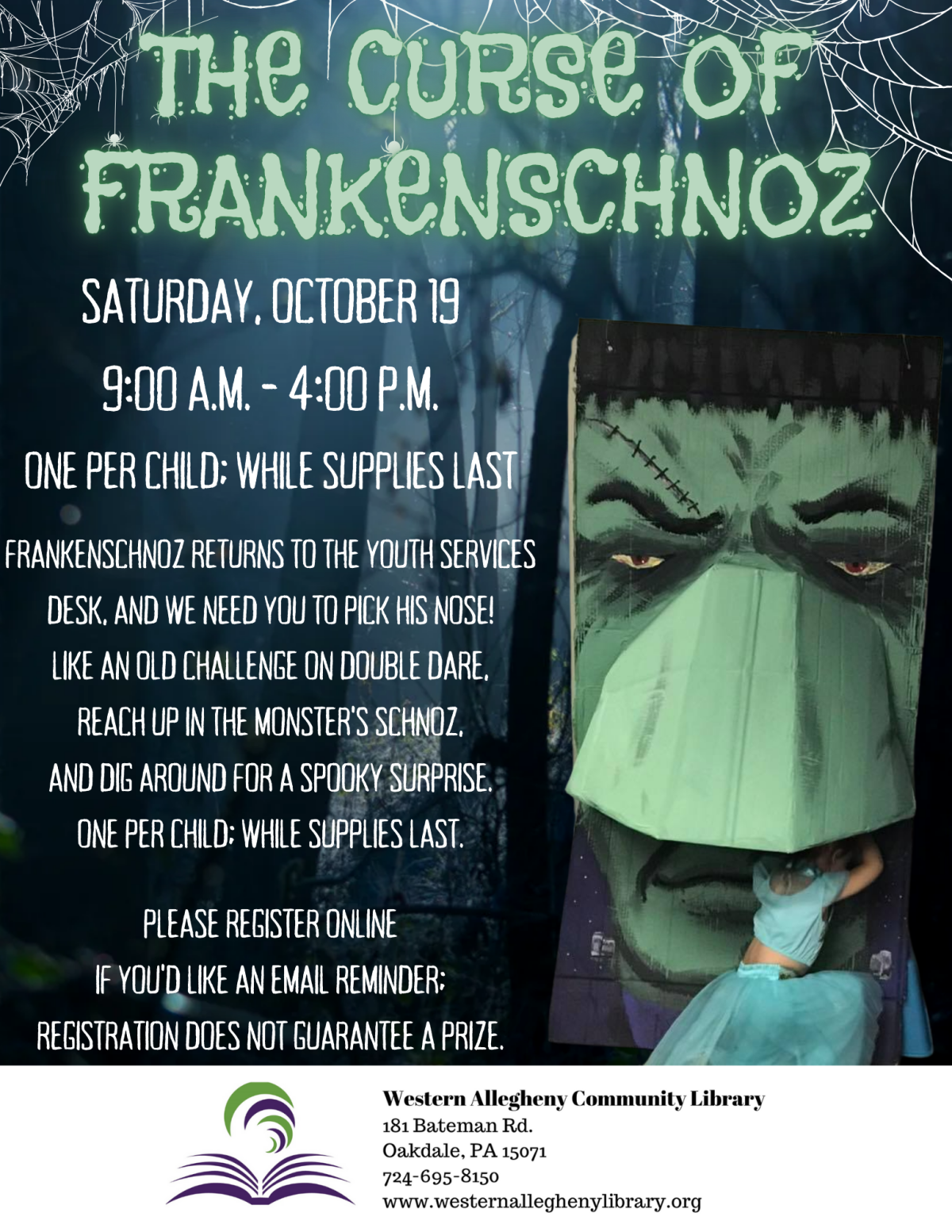 Curse of Frankenschnoz Flyer