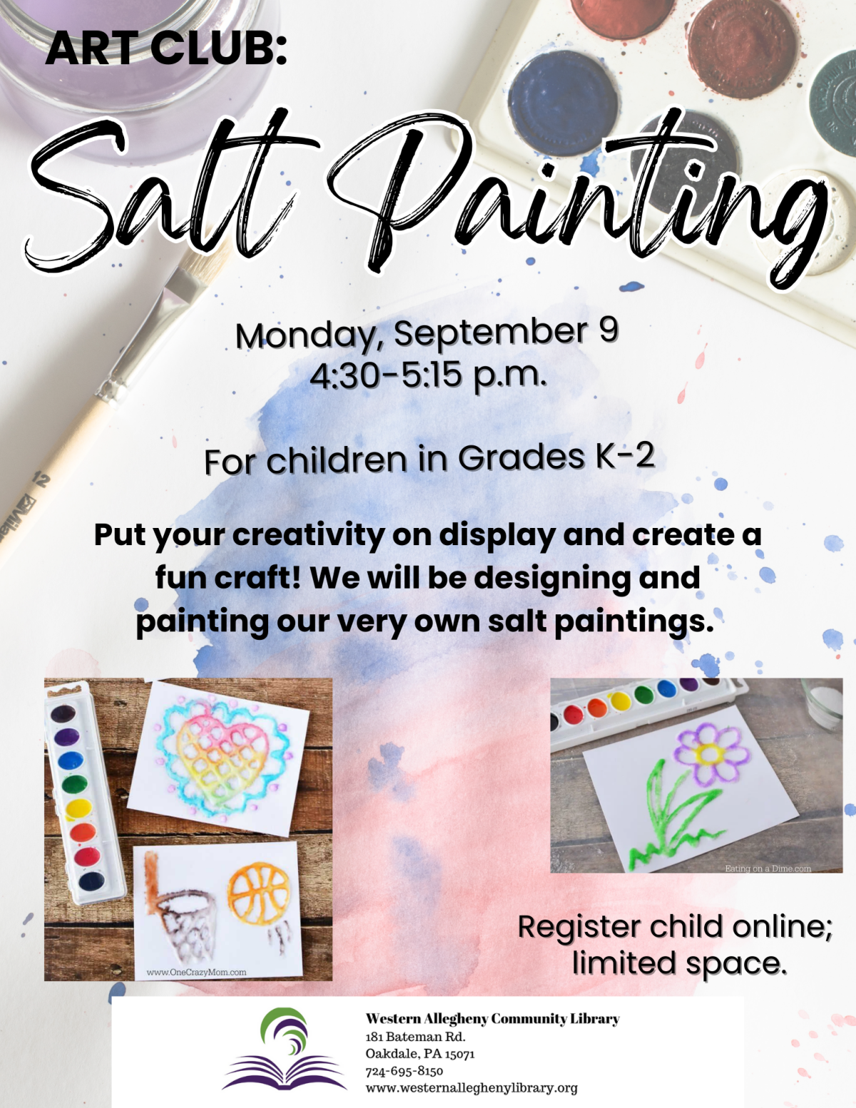 Salt Painting Flyer