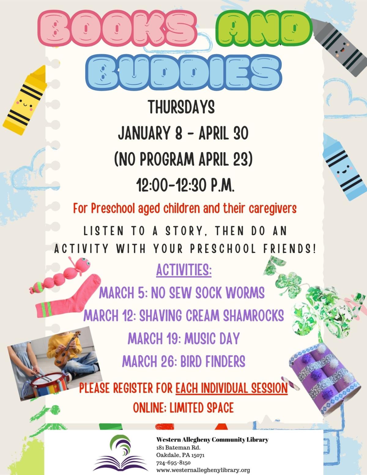 Books and Buddies Flyer