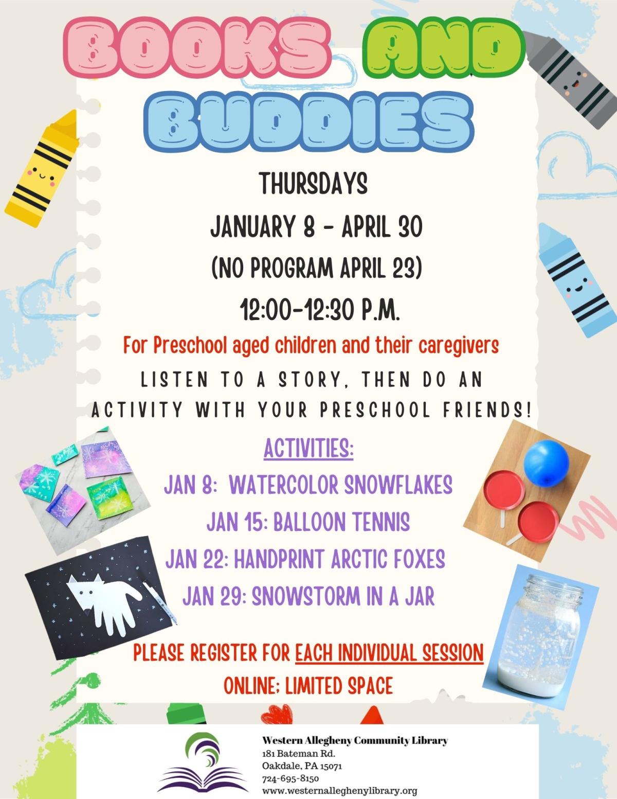 Books and Buddies Flyer