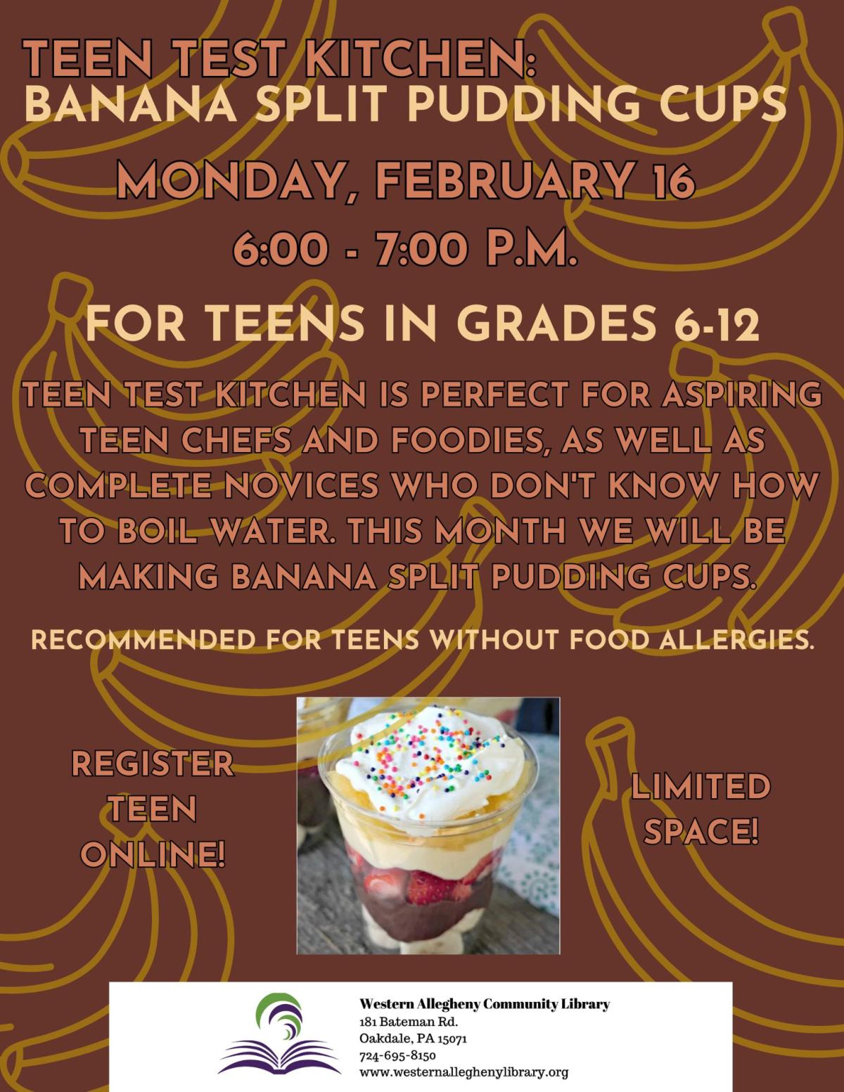 TTK Banana Split Pudding Cups Flyer